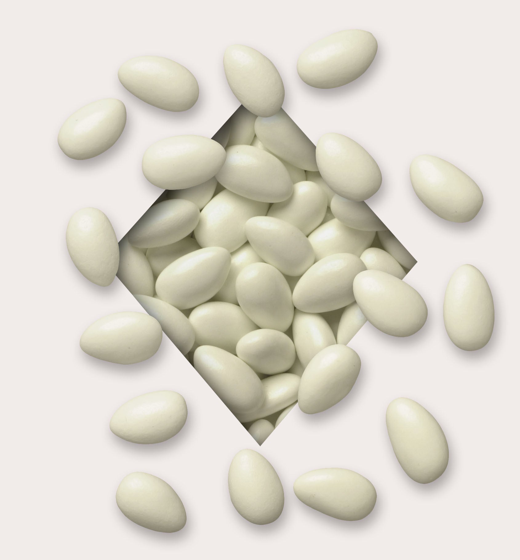 White French Almonds