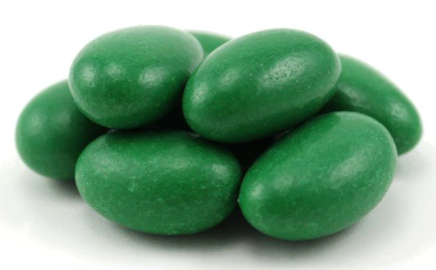 Kelly Green Candy Coated Chocolate Almonds - *Special Production*