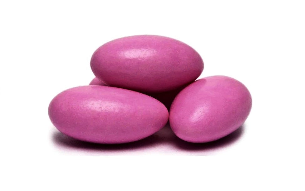 Bright Pink Candy Coated Chocolate Almonds *Special Production*