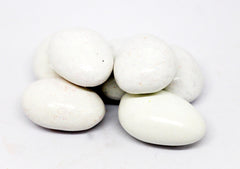 White Candy Coated Dark Chocolate Almonds