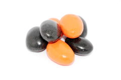 Orange & Black Candy Coated Dark Chocolate Almonds (Halloween)