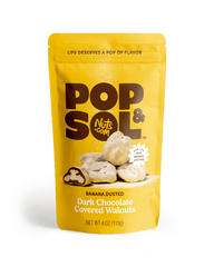 Pop & Sol Banana Dusted Dark Chocolate Walnuts