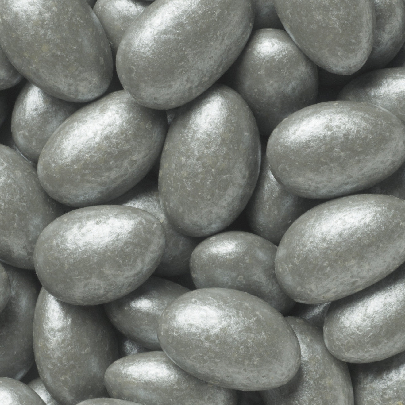 Lustrous Silver French Almonds