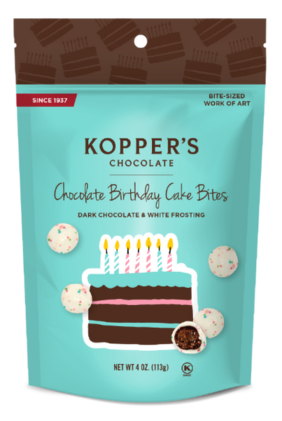 Chocolate Birthday Cake Bites - Pouch