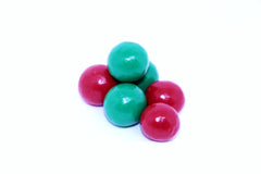 Green & Red Pastel Coated Milk Chocolate Malted Milk Balls (Christmas) *200 Lb. Minimum Order*