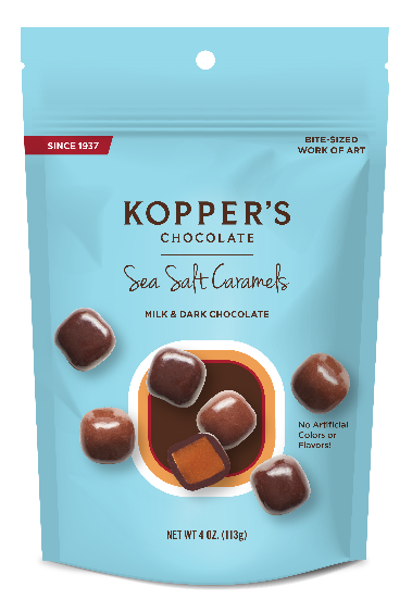 Kopper's Dark Chocolate Iced Coffee Bites, 4 oz.