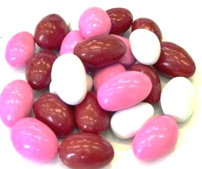 Red, Pink & White Candy Coated Dark Chocolate Almonds (Valentine's Day)